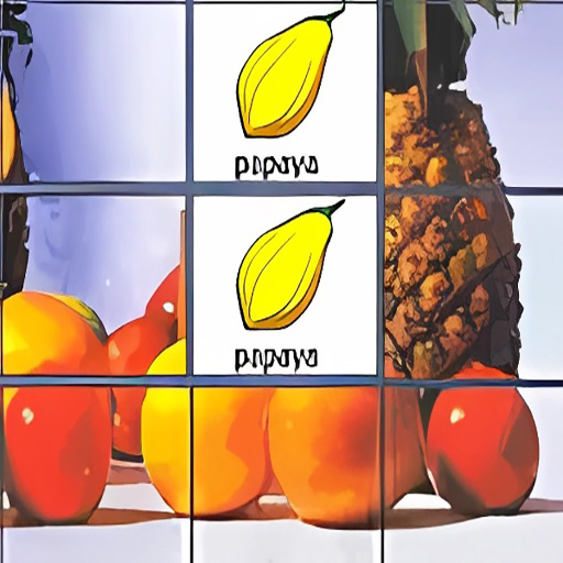 Tìm đúng cặp hình: Hoa quả
